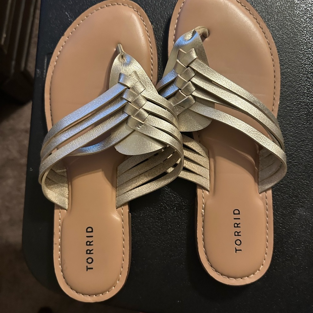 Torrid Women's Gold Sandals